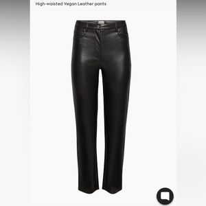 Aritzia Leather Pant